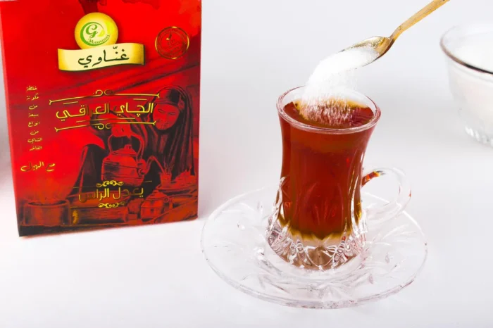 ⁦شاي غناوي بالهيل 200 جم - الچاي العراقي⁩ - الصورة ⁦2⁩